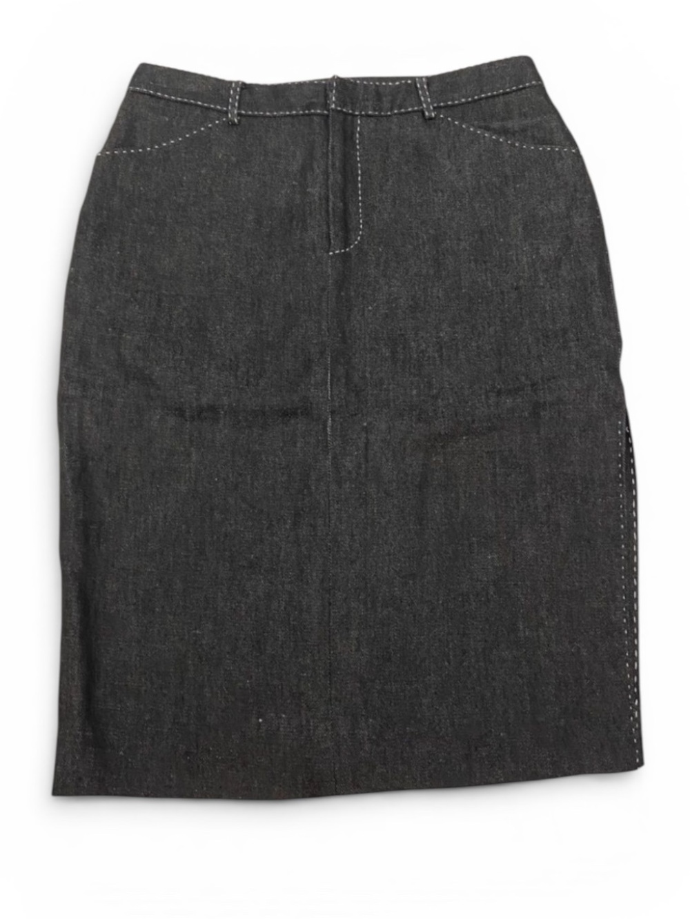 Ralph Lauren Collection Purple Label Black 10% Linen Skirt
